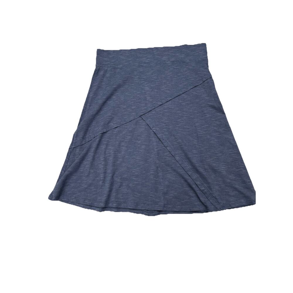 Toad&Co Heathered Navy Midi Skirt